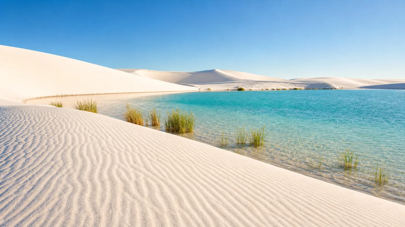 White Sand Lake Mirage