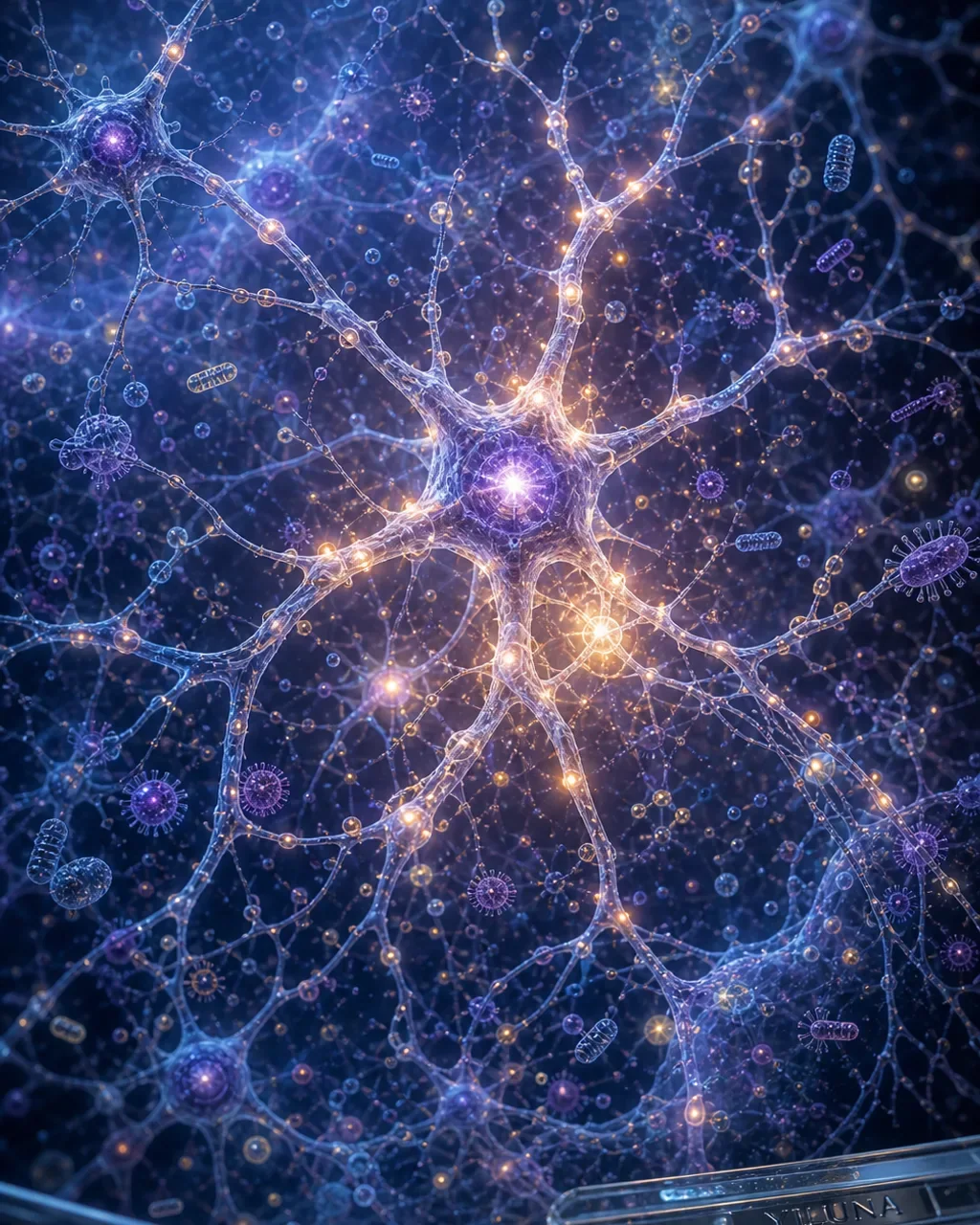 Neural Kingdom — Microscopic biology with cosmic scale