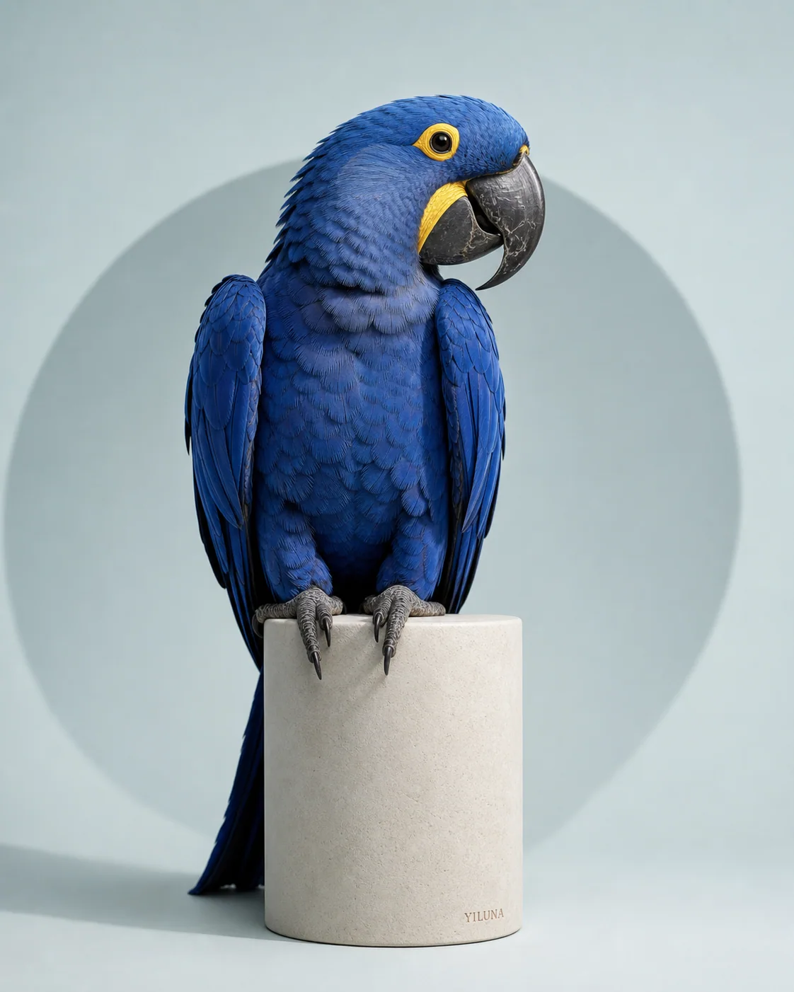 Hyacinth Macaw Cobalt Orbit