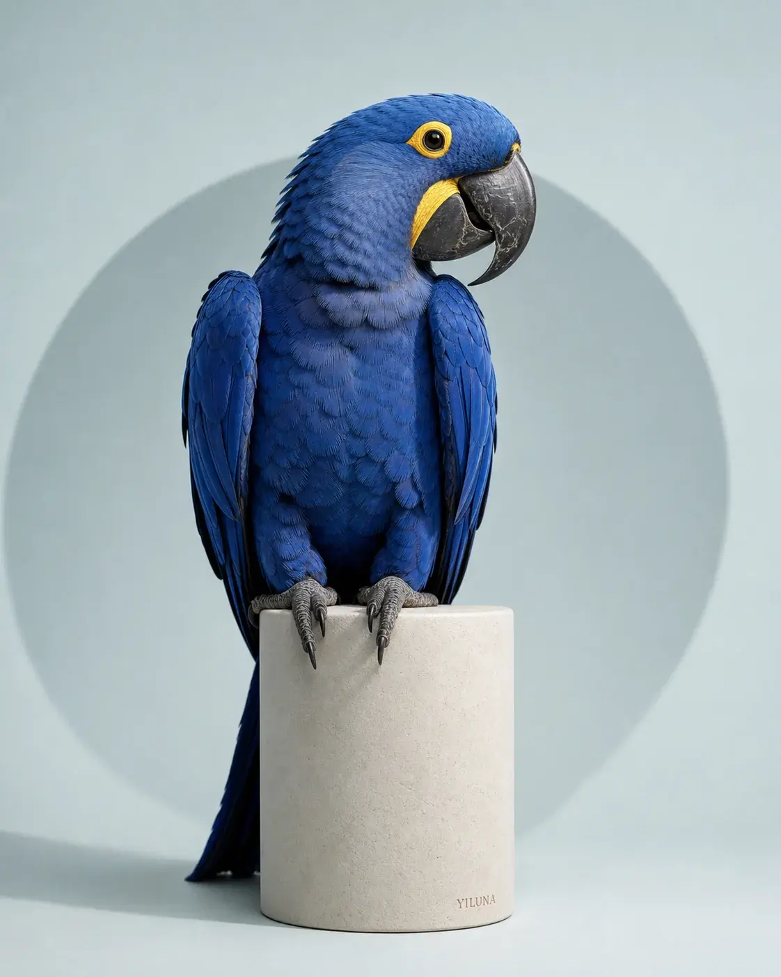 Hyacinth Macaw Cobalt Orbit