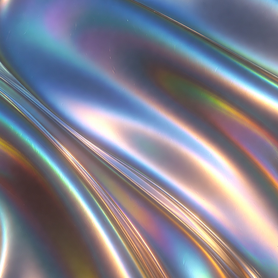 Iridescent Holographic Foil Texture — Abstract Background