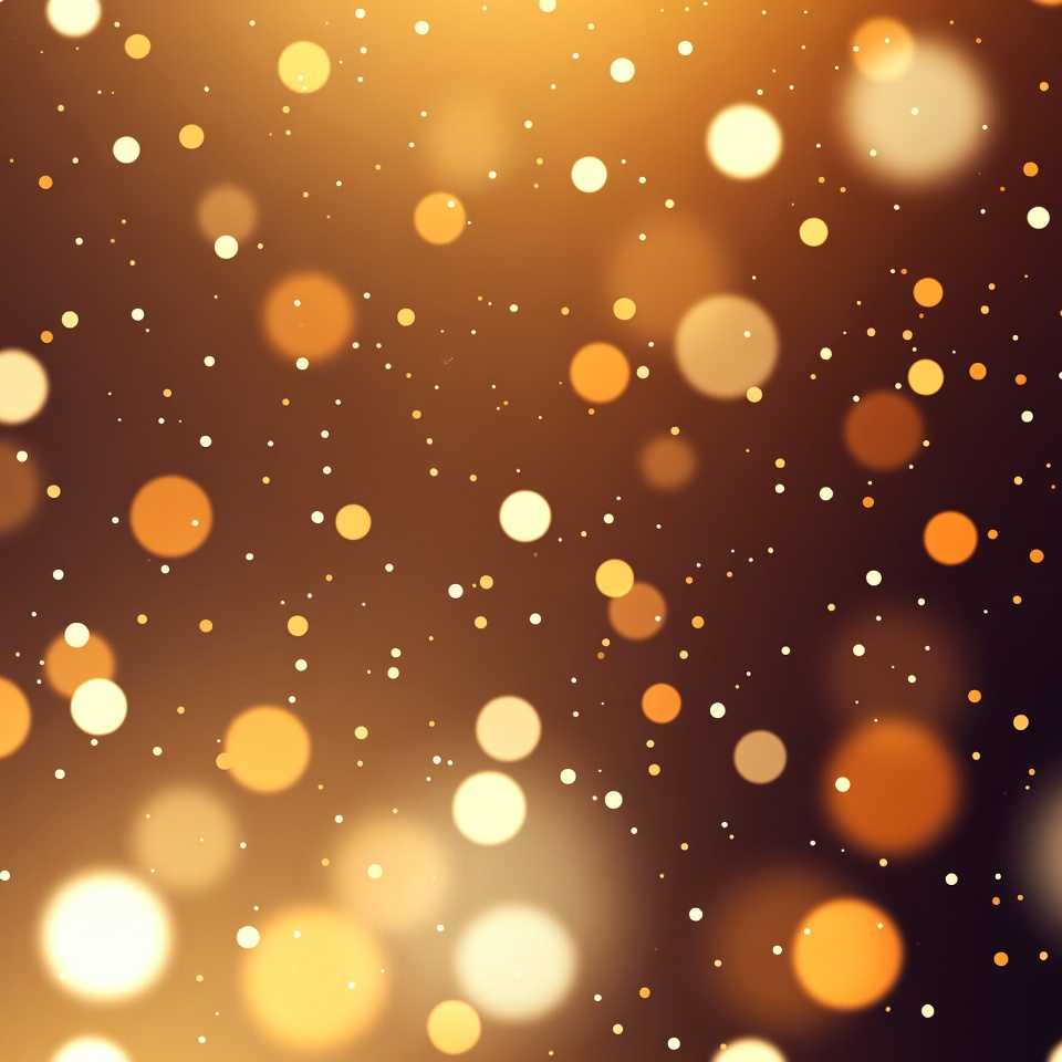 Warm Bokeh Light Particles — Abstract Background