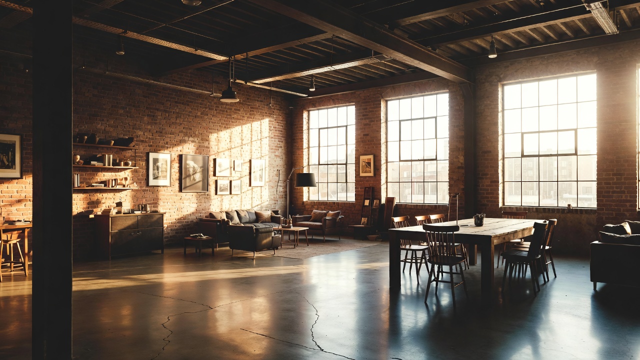 An Industrial Loft With Big Windows — Interior