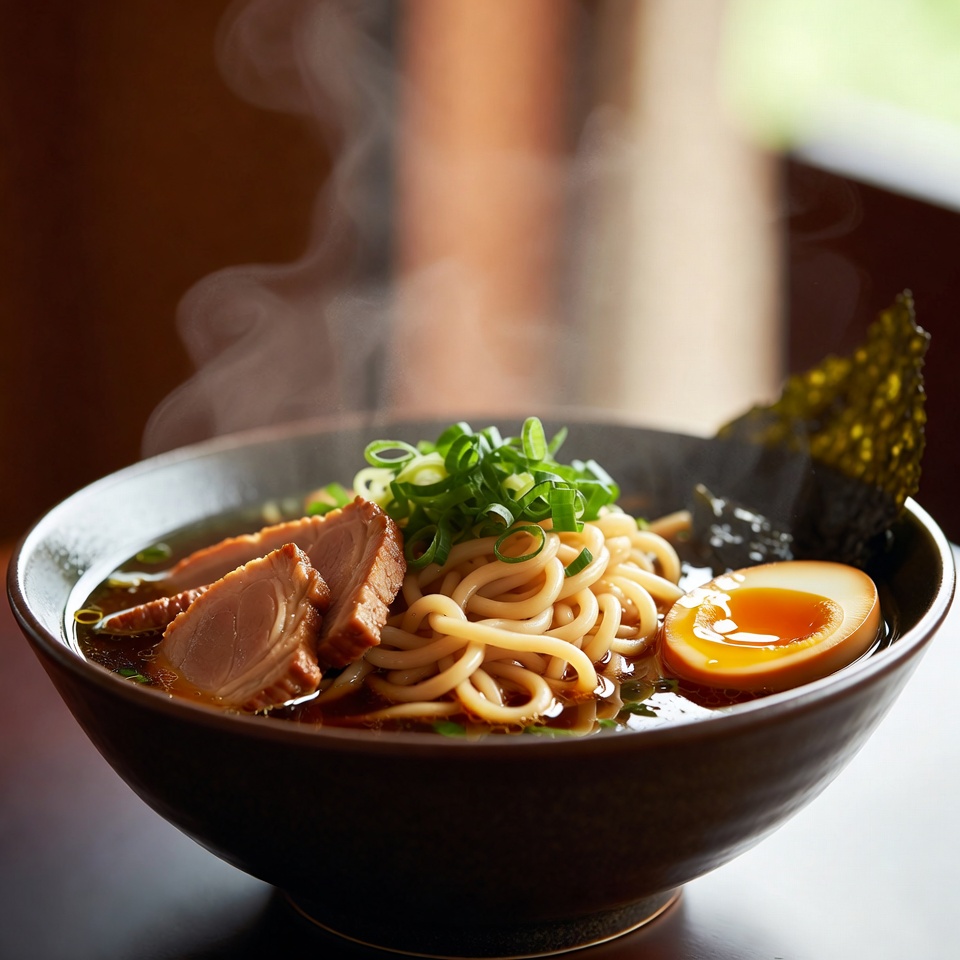 A Steaming Bowl Of Ramen — Food Photography