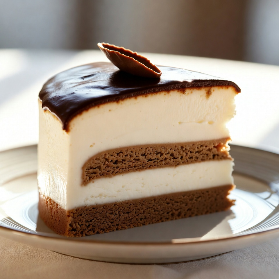 A Slice Of Tall Layered Cake — Food Photography