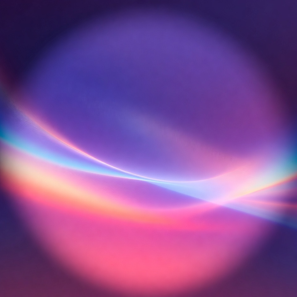 A Soft Neon Glow Gradient — Abstract Background
