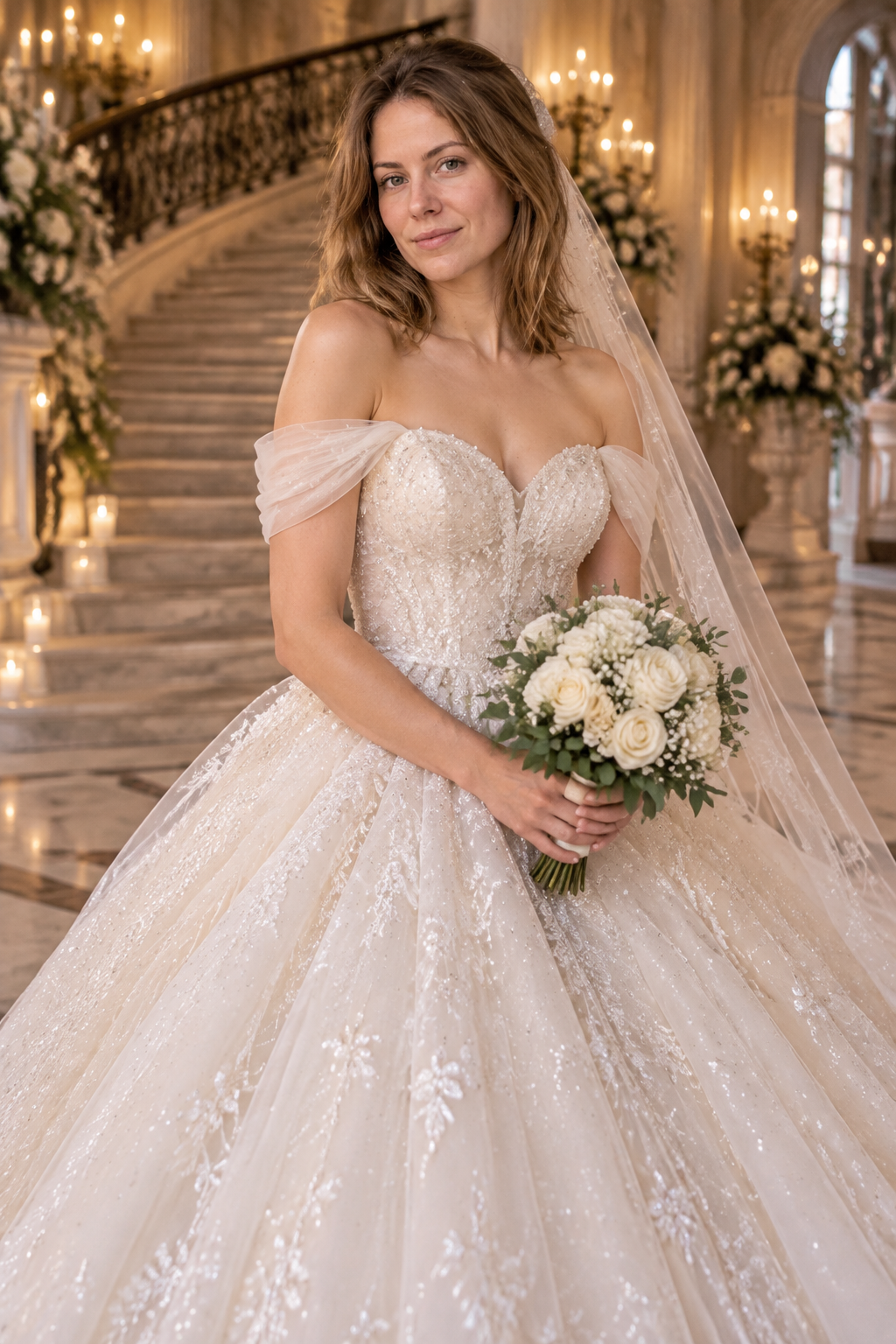 Generated bridal portrait